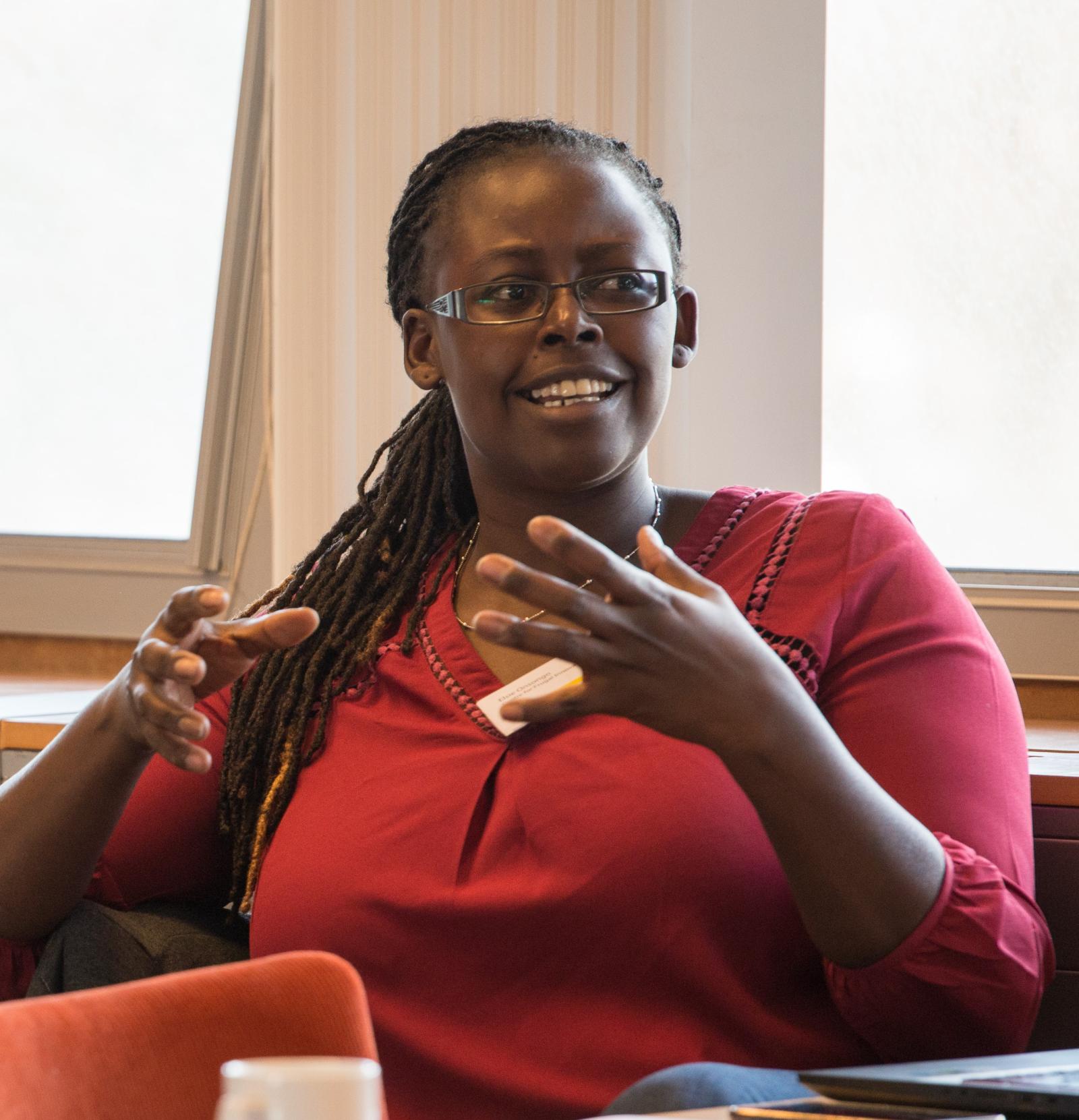 Leading the new CFIA Kenya Hub Q&A with Dr. Elsie Onsongo